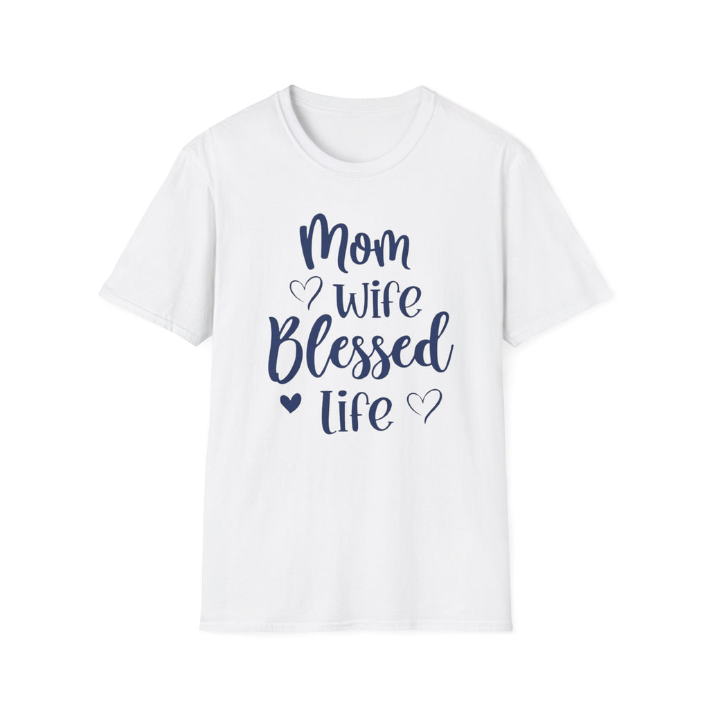 Mom Wife Blessed Life T-Shirt