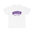 Mommin' Ain't Easy T-Shirt – Funny Mom Life Tee (Purple Script)