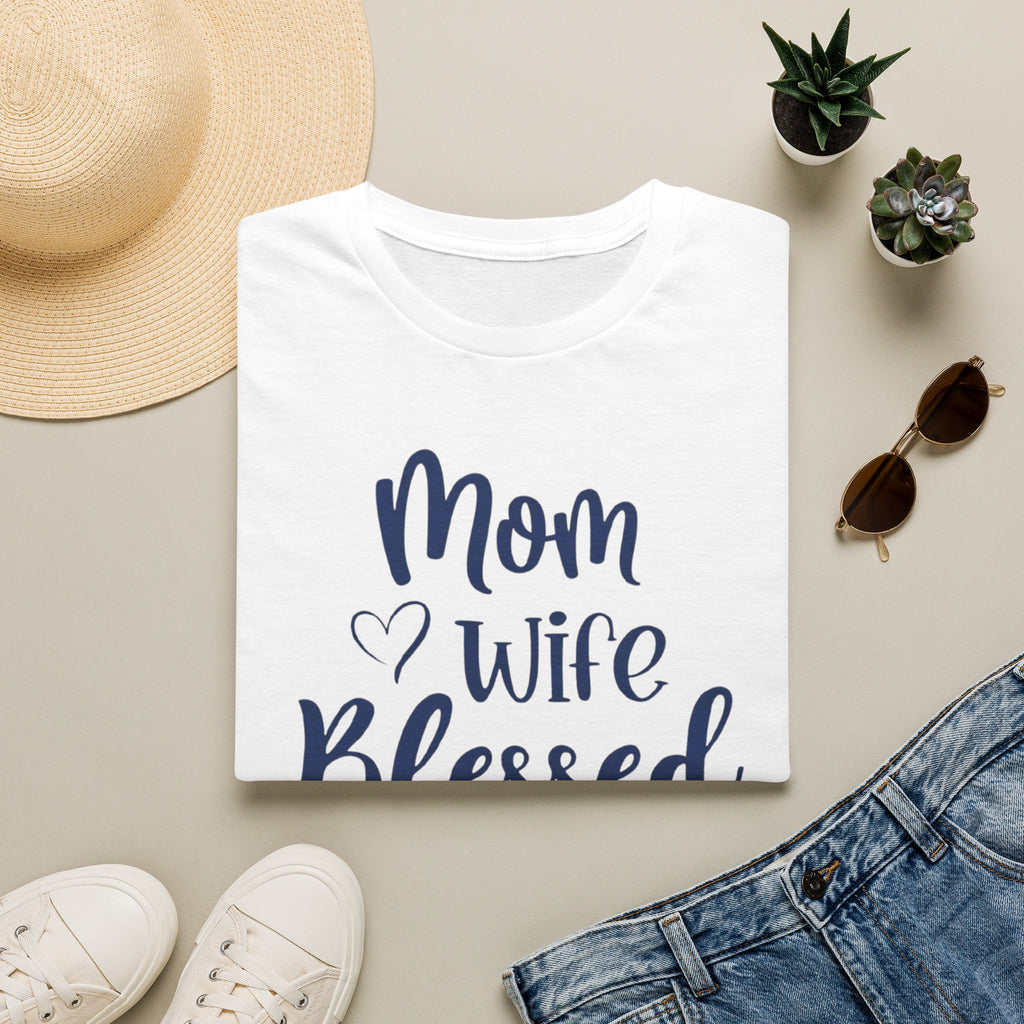 Mom Wife Blessed Life T-Shirt